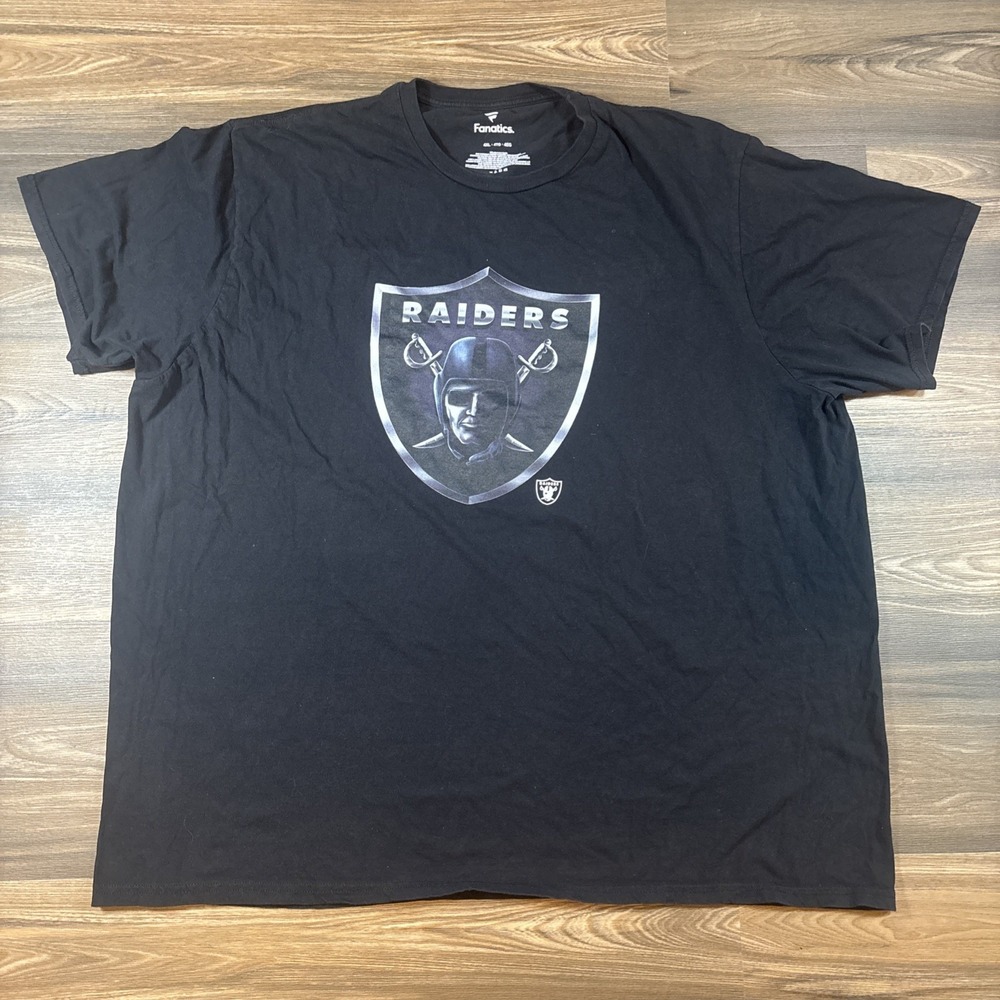 Fanatics Las Vegas Raiders 'Lone Raider' Graphic‎ T-shirt Size 4XL